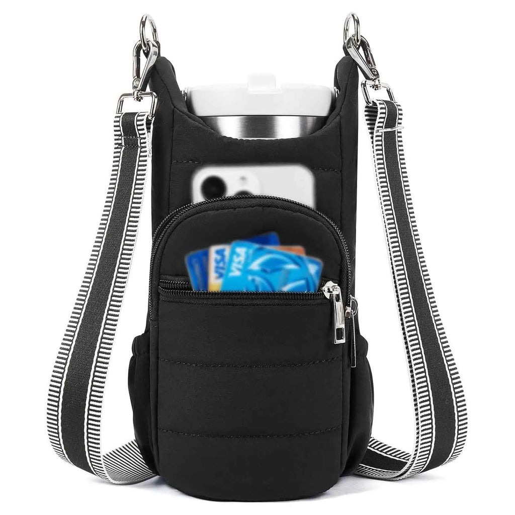 Cloth water bottle carrier bag for bicycles in modern simplicity style