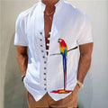 Youth short-sleeve cardigan with geometric 3D floral print in solid colour options