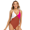Women's Brazilian bikini swimsuit with breast pad, sleeveless cut, available in multiple colours and sizes XS-XXL