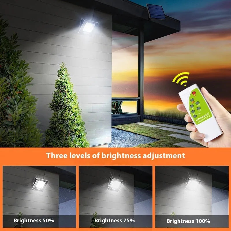 Outdoor household courtyard LED solar light with IP65 waterproof rating