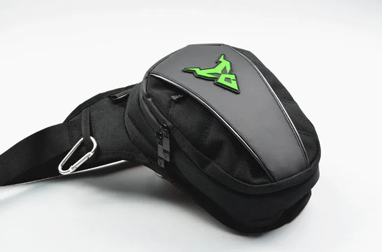 0105MC motorcycle riding leg bag in 1200D Oxford cloth with crossbody straps