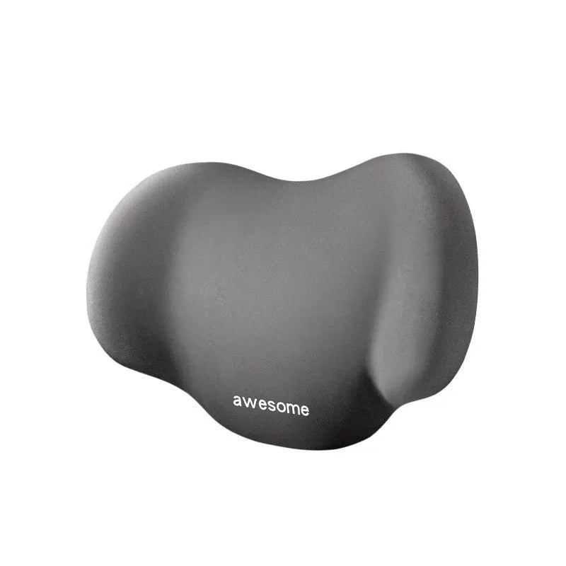 Automotive headrest and lumbar support pillows with geometric pattern in multiple colour options