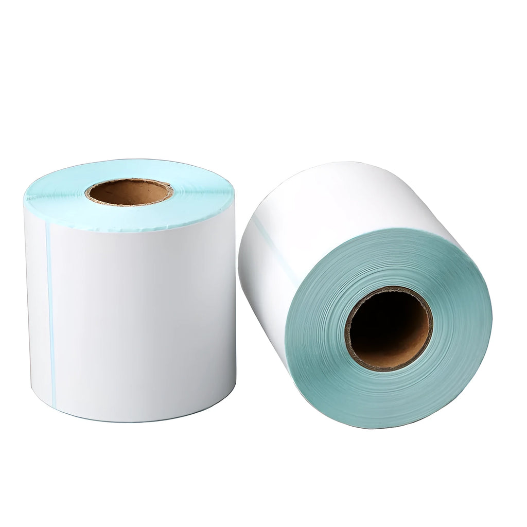 10x15cm white thermal paper roll with 500 sheets for thermal printer use