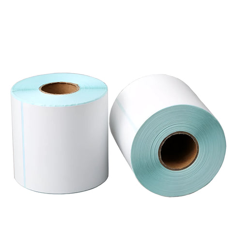 10x15cm white thermal paper roll with 500 sheets for thermal printer use