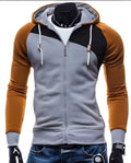 Stormer polyester hoodie in blue, front view, available in sizes L to XXL