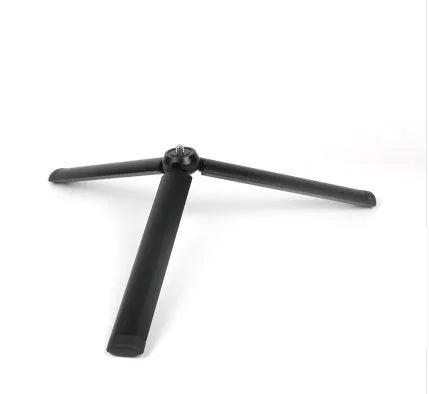 Black aluminium alloy mobile phone tripod handheld stabiliser compatible with Apple iPhone photography