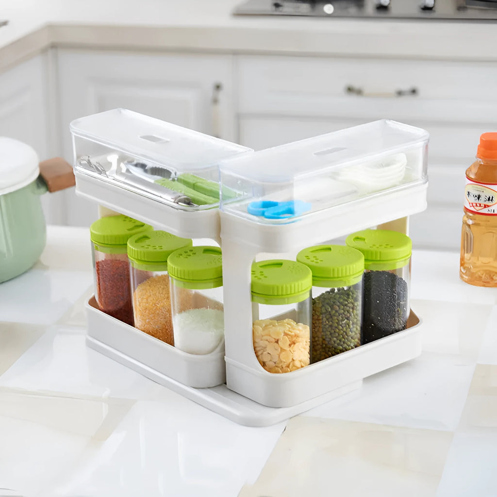 Grey PP plastic storage box measuring 27x15x23cm for kitchen or bathroom use