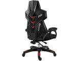 Ergonomic swivel office chair with black frame, mesh backrest, PP frame, and reclining seat