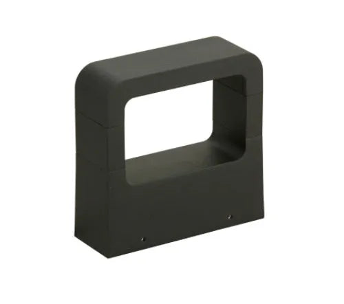 7W aluminium outdoor wall lamp with warm white 3000K light for courtyard gate