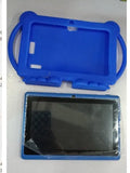 Children's 7-inch Android smart tablet in blue with front camera