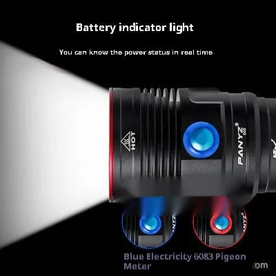 DX5S L2 50W aluminium alloy LED flashlight for camping and outdoor use