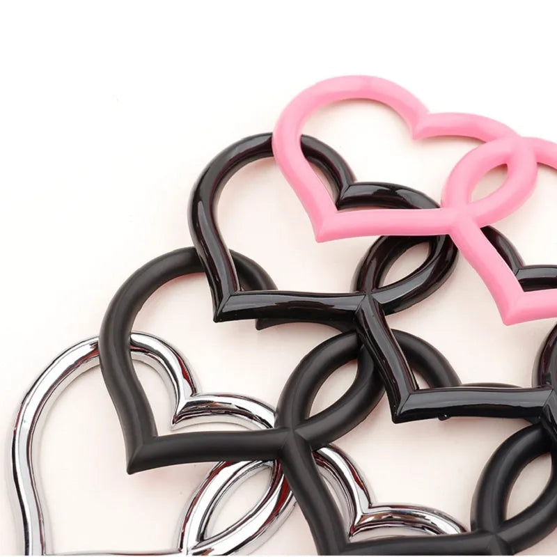 Modified Heart-shaped body sticker Love series four ring tail 22 cm pink