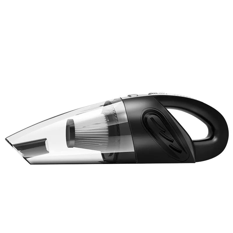 Black 120W wireless dry and wet handheld vacuum cleaner with 3500 mbar suction for car and home use