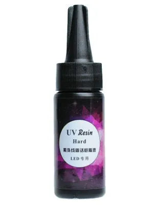 White UV dryer lamp for resin curing, 12 cm diameter, for DIY jewellery making