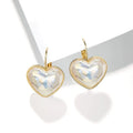 Gold alloy summer niche design women's ear clips with natural styling