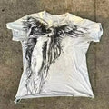 Gothic men's cartoon print short sleeve t-shirt in colour HQ929.