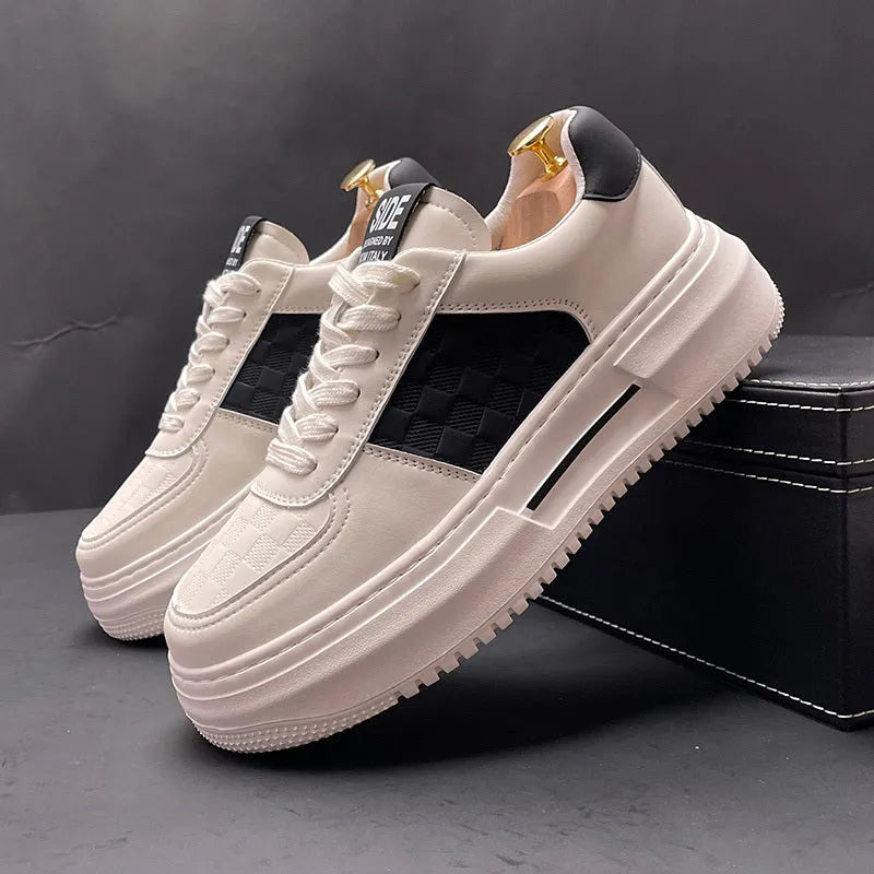 Unisex white and green casual sports shoes with cloth upper and rubber foam sole
