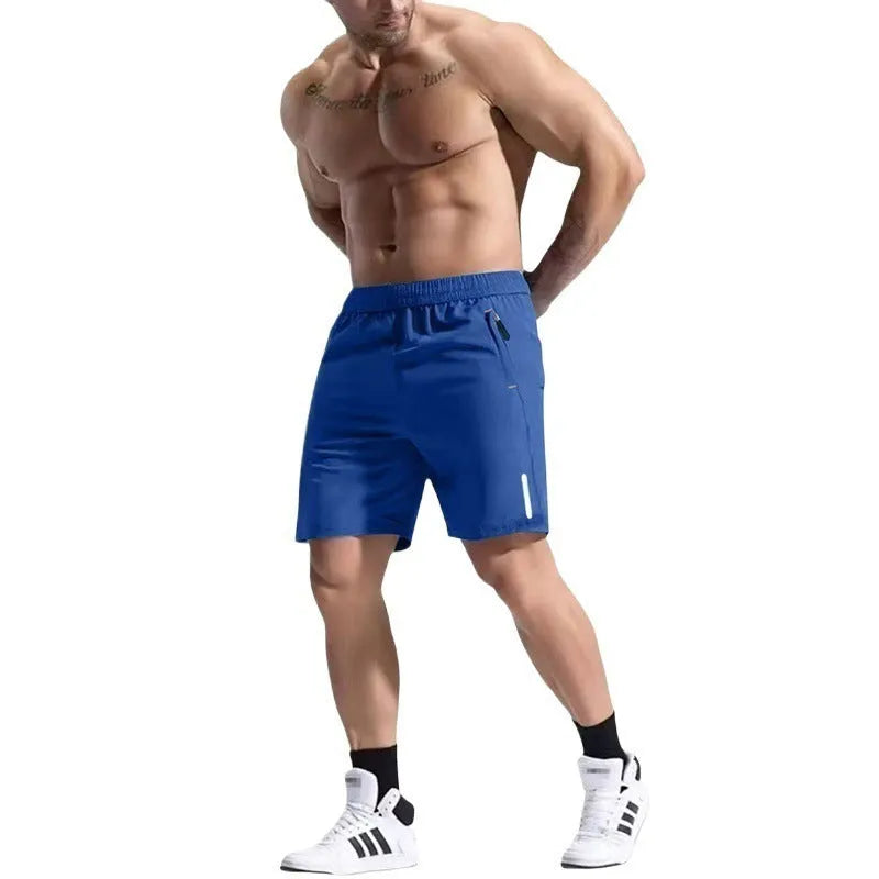 Men's bamboo fibre sports shorts with elastic waistband in multiple colours including Army Green, Black, Gray, Khaki