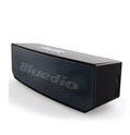 Black Bs-6 cloud smart speaker with 52mm drivers and micro-USB charging port.