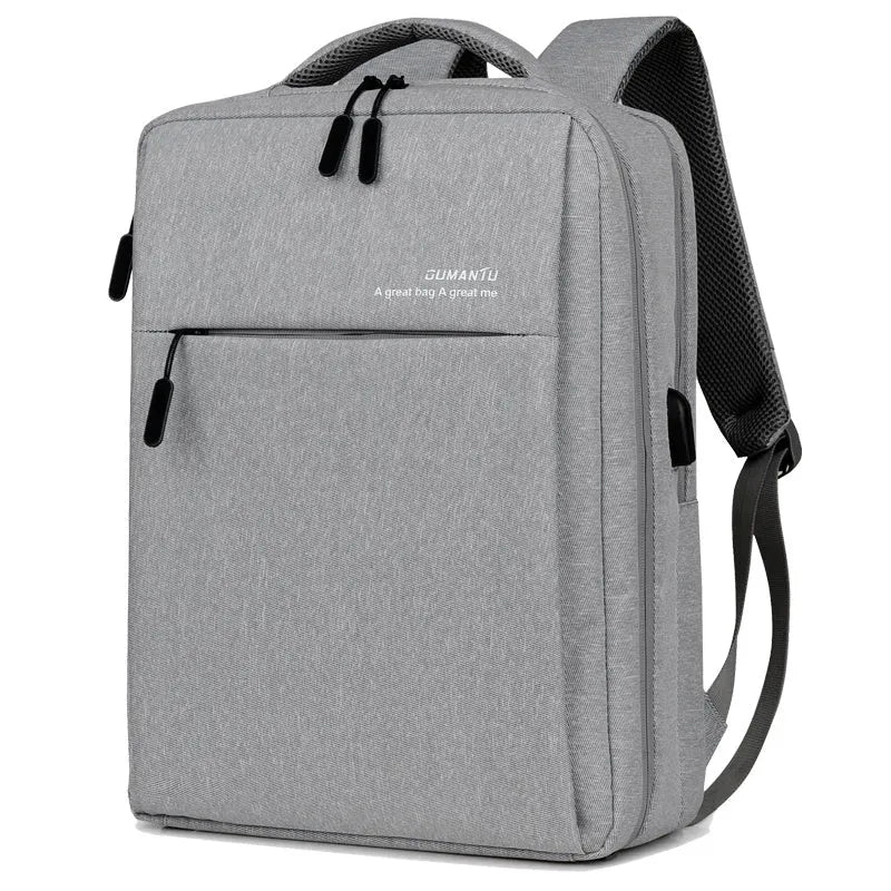 Waterproof Oxford cloth backpack laptop bag with shoulder strap, 41x31x14cm, available in multiple colours
