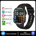 QX11 Smart Bluetooth Watch with TFT touch screen on a wrist, showing health metrics display.