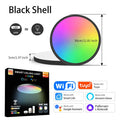 Graffiti WiFi smart ceiling light LED RGB CW WW 24W in white finish for bedroom or living room