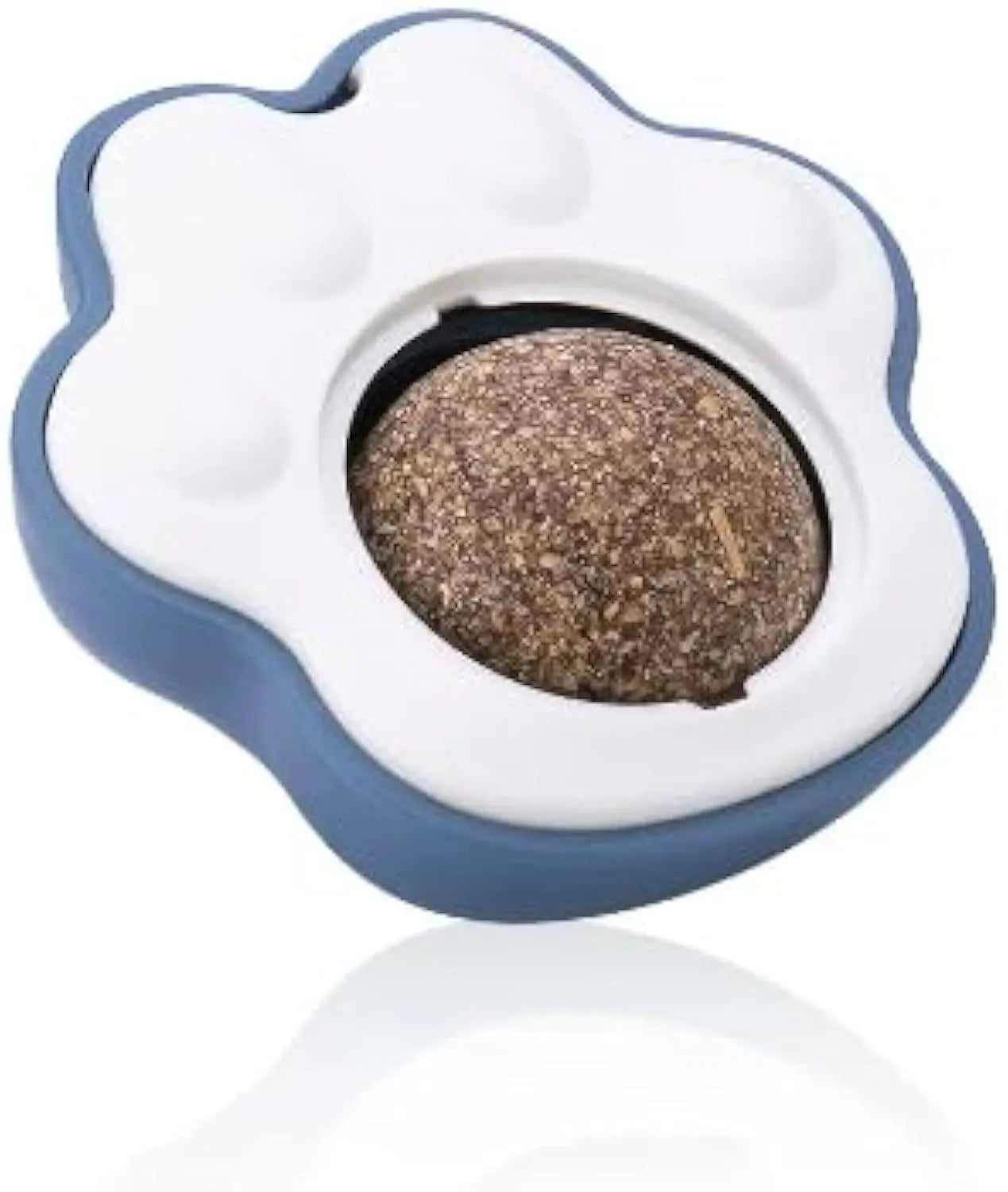 Small catnip balls in blue, green, pink colours for kitten dental chew toys and interactive play