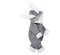 Plush baby jumpsuit with long sleeves, thickened fabric, single breasted closure, in apricot colour, size 80cm