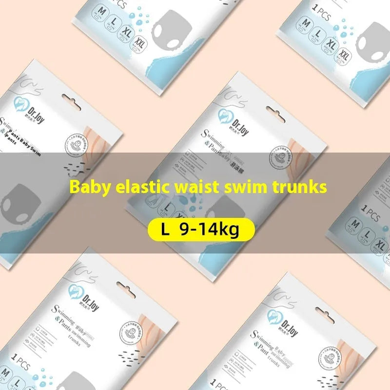 Baby disposable swimming pull up diaper with soft fabric, L size