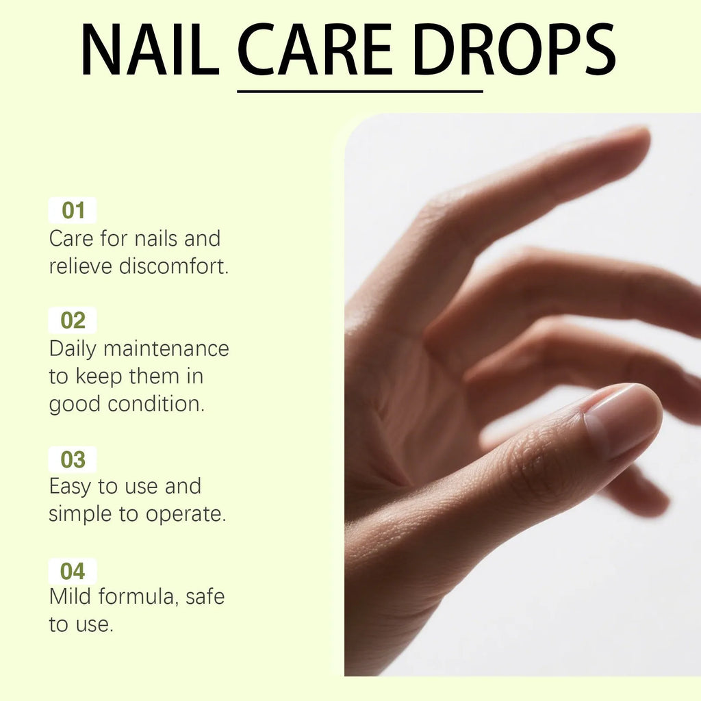 Nail Care Drops 15ml bottle with rubbing strip for fungal nail treatment