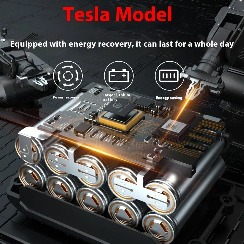 Brushless electric drill with 10mm chuck, 21V rechargeable battery, and impact function on white background