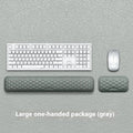 Memory foam mouse wrist pad with silicone base in black cloth cover style