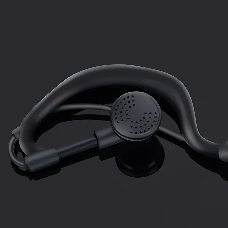Mini ear-hook walkie-talkie for hair salon use with UHF400-480 MHz lithium battery rechargeable