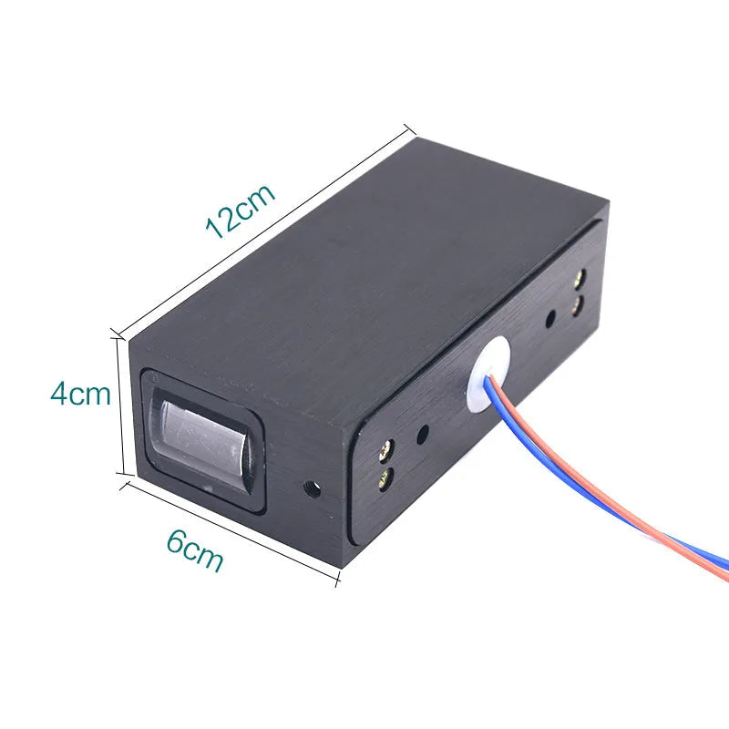 Exterior wall spotlight with aluminium shade and PMMA lens, black light body, 4W warm light option