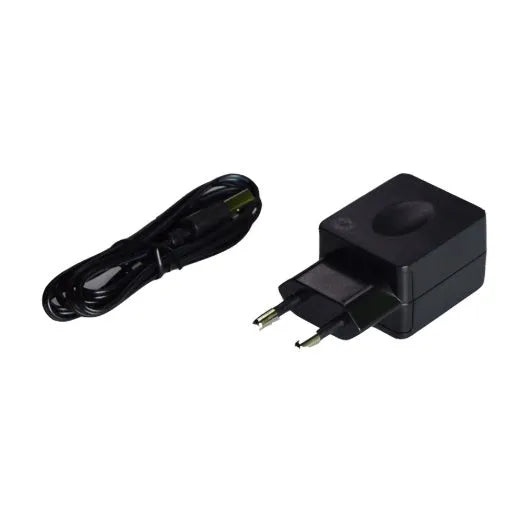 3D painting graffiti pen in black plastic, 180mm long, on a flat surface with coloured filament
