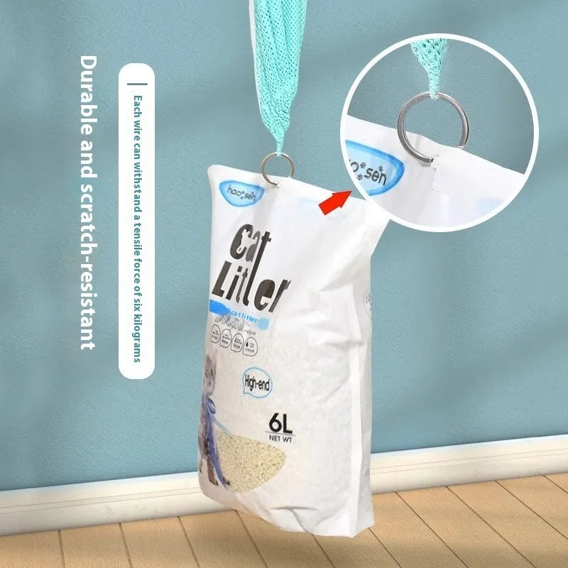Fifth generation cat grooming bag in detachable scratch-resistant design for washing and grooming