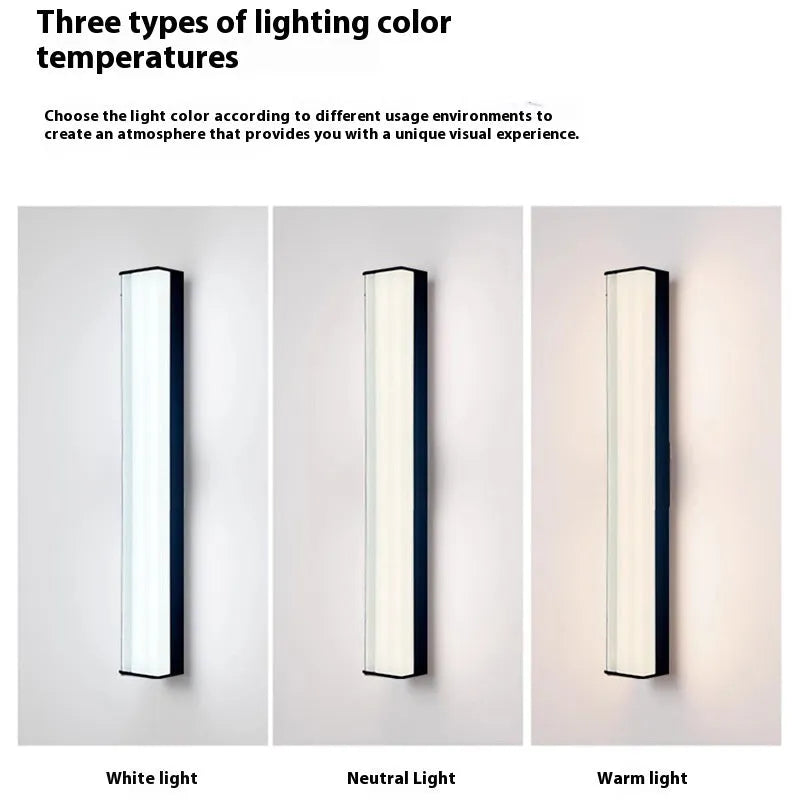 Modern outdoor wall lamp in contemporary design suitable for courtyard and entrance lighting applications