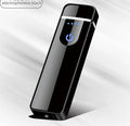 Metal lighter with brushed finish, shown in gold, red, blue, silver and business black colour options