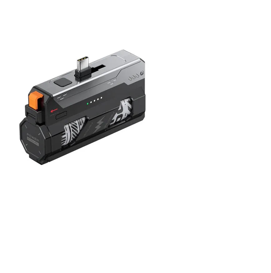 Capsule power bank with hanging buckle, 25000mAh fast charge, available in Type-C and Lightning