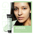 Moisturising make-up primer in green, pink and purple shades, 30g colour-correcting base product