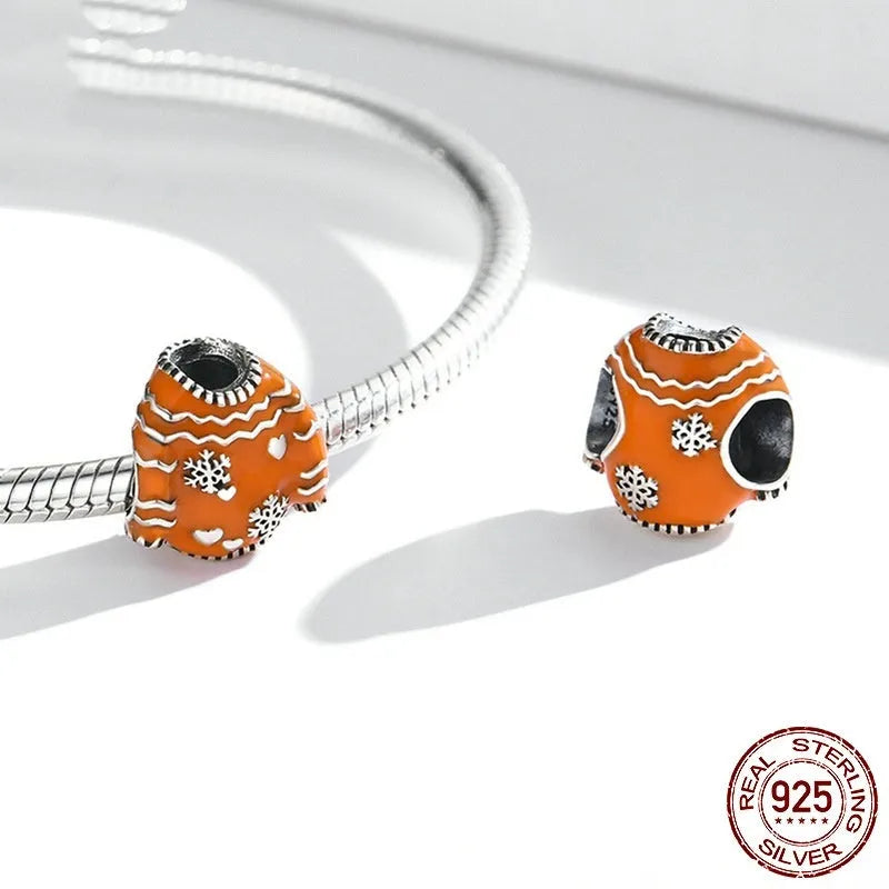 Single 925 silver scattered bead with dripping oil finish, 1.1cm height, 0.45cm aperture, colour SCC1998