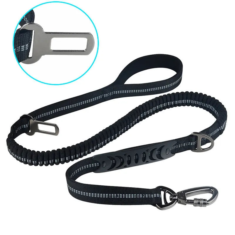 Retractable polyester dog rope leash in army green, 2.5x135cm, with handgrip for small pets