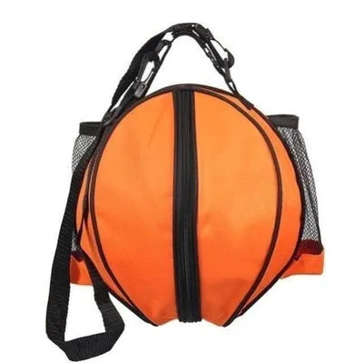 Oxford cloth basketball training bag showing 9-litre capacity and shoulder strap options