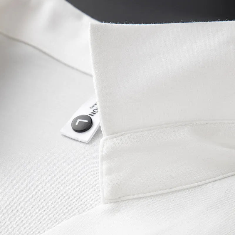 Men's slim fit lapel collar short sleeved polo t-shirt in cotton blend fabric