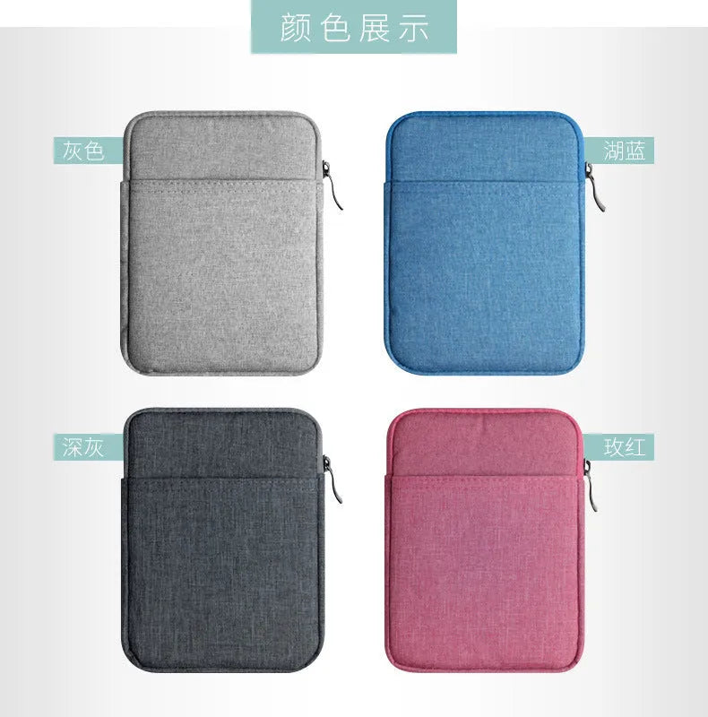Waterproof tablet case compatible with Apple iPad, plush and diving material, 7-11 inch sizes, colour options