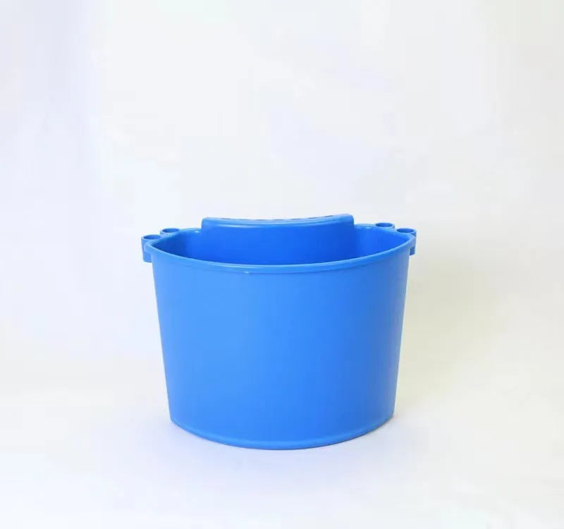 PP plastic car washing bucket in red colour for vehicle cleaning
