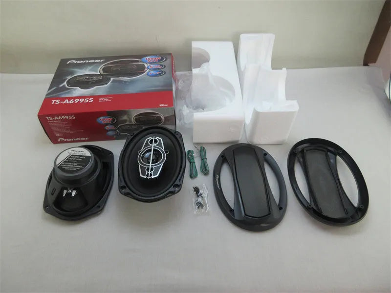 TS-A6995S 6x9 coaxial car speaker with rubber surround and iron basin rack for audio modification