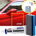Mild scratch repair paste for car paint with white sponge applicator kit