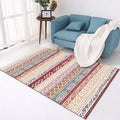 Home crystal velvet machine woven polyester carpet rectangular shape, 81-90% polyester fibre, machine washable, multiple sizes and colours