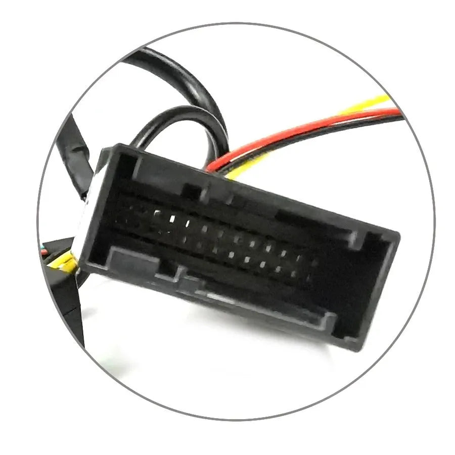 Black MIB host reverse camera conversion box with pure copper construction for Volkswagen and Skoda vehicles
